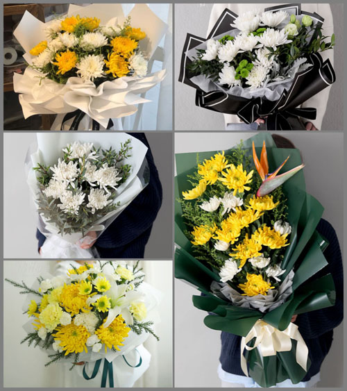 安徽马鞍山花山区濮塘镇高朝村白事花束代送